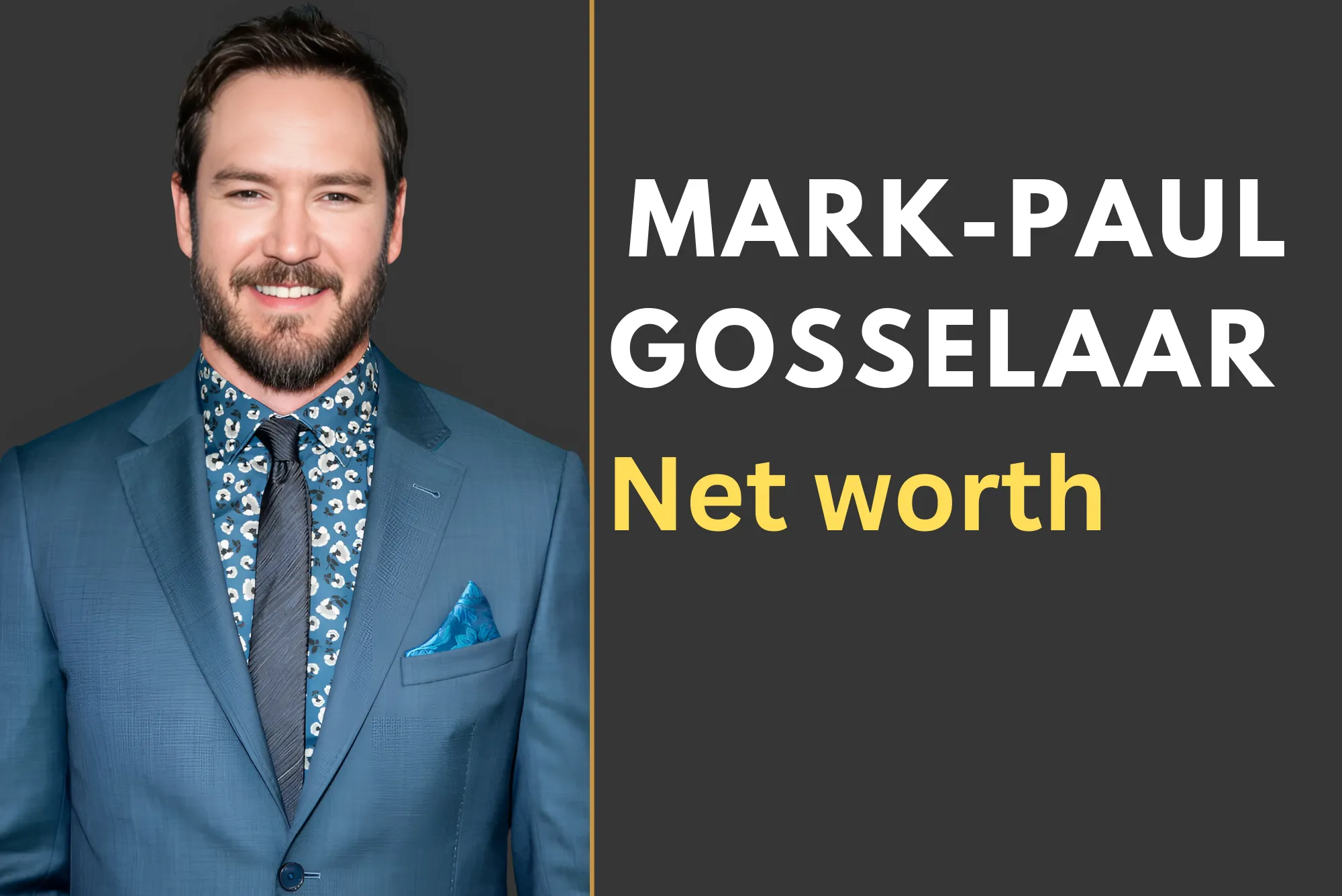 Mark-Paul Gosselaar Net Wort