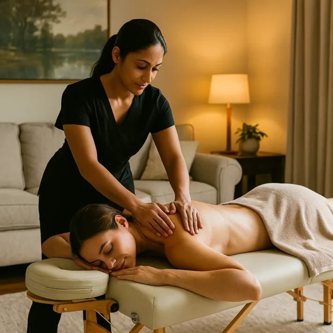 How experienced are home massage therapists in Dubai